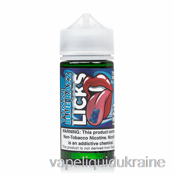 Vape Ukraine Frozty Yummi Blue Raspberry - LICKS Roll Upz - 100mL 6mg